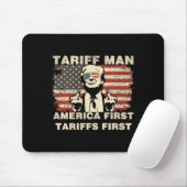 Tariff-Mann Lustig Trump Zölle Meme America First  Mousepad (Mit Mouse)