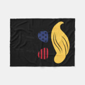 Tariff Sheriff Präsident Trump Tariff Fleecedecke (Vorderseite (Horizontal))