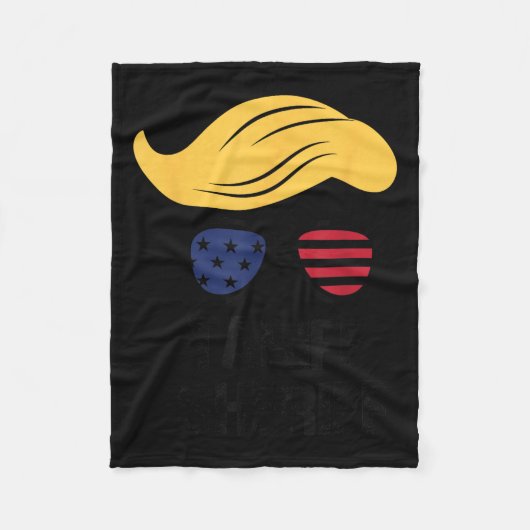 Tariff Sheriff Präsident Trump Tariff Fleecedecke (Vorderseite)
