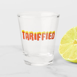 Tariffiert - lustiger Donald Trump-Zoll Schnapsglas