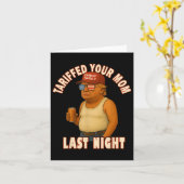 Tariffrei Ihre Mama Funny Tariff Daddy Trump Meme Karte (Gelbe Blume)