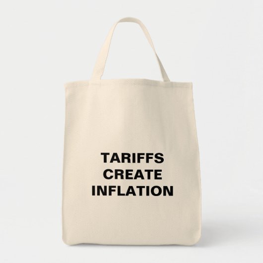 Tariffs Create Inflation™ Einkaufstasche (Vorne)