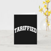 Tarifierte, kompromisslose Trump-Wirtschaftszölle Karte (Gelbe Blume)