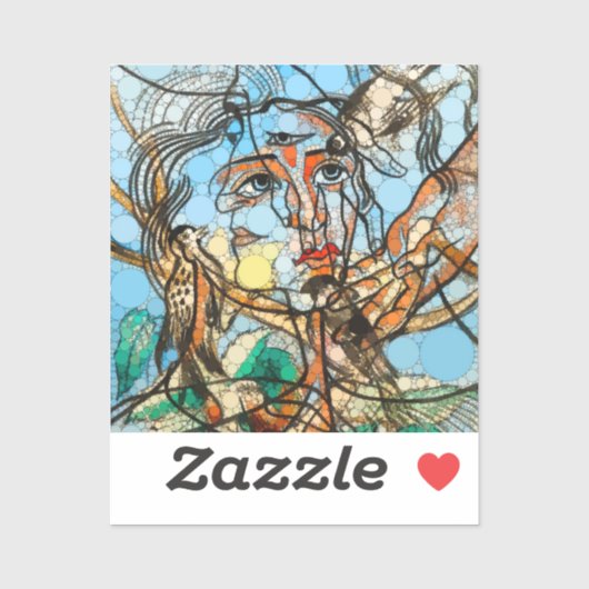 Tarin, Unendlichkeit Punkte nach Francis Picabia Aufkleber (Blatt)