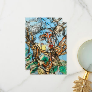 Tarin, Unendlichkeit Punkte nach Francis Picabia Dankeskarte