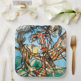 Tarin, Unendlichkeit Punkte nach Francis Picabia Pappteller