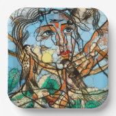 Tarin, Unendlichkeit Punkte nach Francis Picabia Pappteller (Vorderseite)