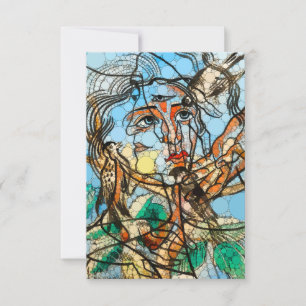 Tarin, Unendlichkeit Punkte nach Francis Picabia RSVP Karte