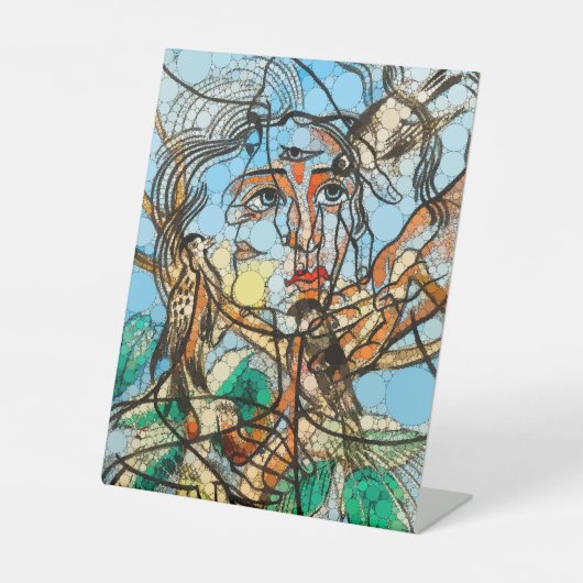 Tarin, Unendlichkeit Punkte nach Francis Picabia Sockelschild (Vorderseite)