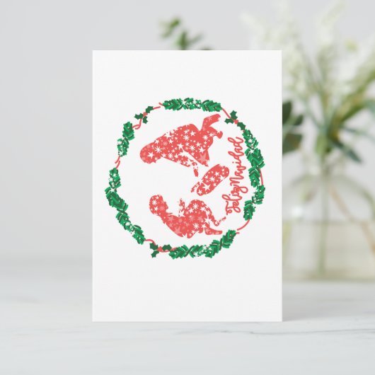 Tarjeta corona (Stehend Vorderseite)