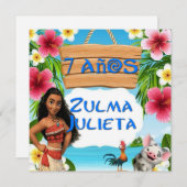 Tarjeta cumpleaños Mohana Feiertagskarte (Vorne/Hinten)