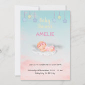 Tarjeta De Agradecimiento Baby Shower Dankeskarte (Vorderseite)