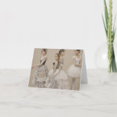 Tarjeta De Agradecimiento Bailarinas románticas Dankeskarte (Vorderseite)