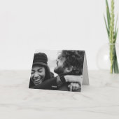 Tarjeta de Agradecimiento Boda Caligrafía y Foto  Dankeskarte (Rückseite)