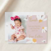 Tarjeta De Agradecimiento Boho Daisy Thank You,  T Dankeskarte