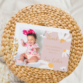 Tarjeta De Agradecimiento Boho Daisy Thank You, T Dankeskarte