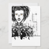 Tarjeta de agradecimiento plana dankeskarte (Vorderseite)