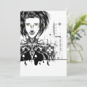 Tarjeta de agradecimiento plana dankeskarte (Stehend Vorderseite)