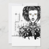 Tarjeta de agradecimiento plana dankeskarte (Rückseite)