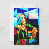 Tarjeta de agradecimiento plana dankeskarte (Rückseite)