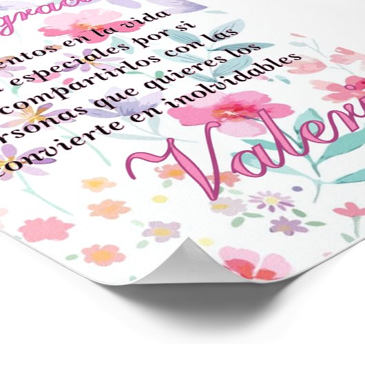 Tarjeta de agradecimiento poster (Ecke)