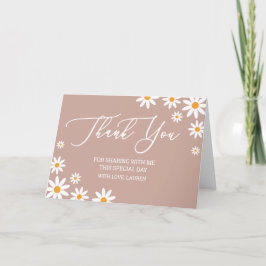 Tarjeta De Agradecimiento Thank yoy card boho Dais Dankeskarte