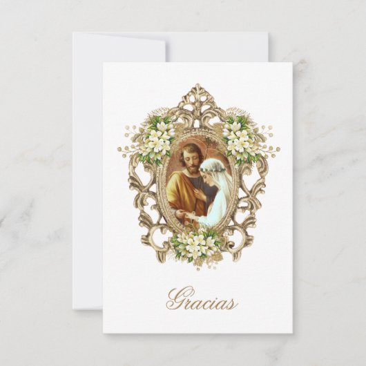 Tarjeta de Agredecimento de Boda Wedding Vielen Da Dankeskarte (Vorderseite)