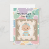 tarjeta de baby shower einladung (Vorne/Hinten)