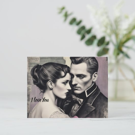 Tarjeta de compromiso postkarte (Stehend Vorderseite)