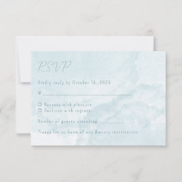 Tarjeta de confirmación RSVP karte