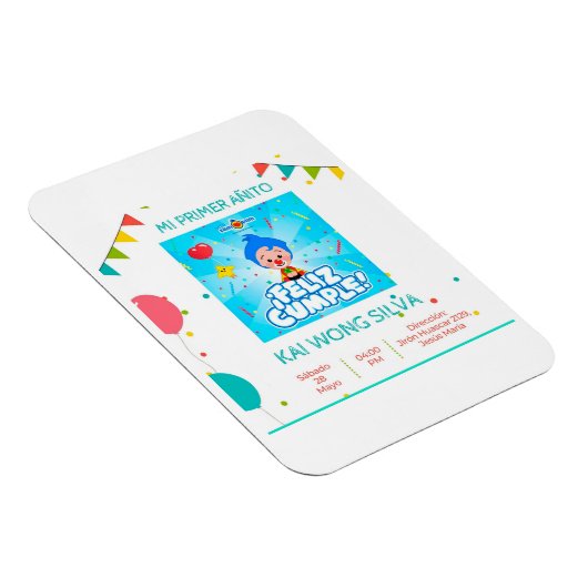 Tarjeta de cumpleaños magnet (Rechte Seite)