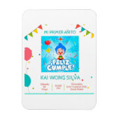 Tarjeta de cumpleaños magnet (Vertikal)