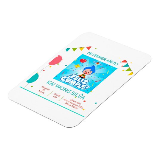 Tarjeta de cumpleaños magnet (Linke Seite)