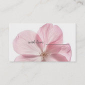 Tarjeta de cumpleaños visitenkarte (Rückseite)