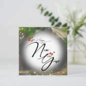 Tarjeta de felicitación plana con corazones karte (Stehend Vorderseite)