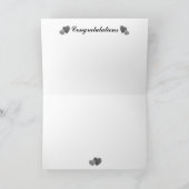 Tarjeta de felicitación plegada, felicidades karte (Innenseite)