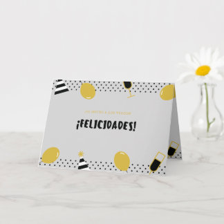 Tarjeta de felicitación plegada karte