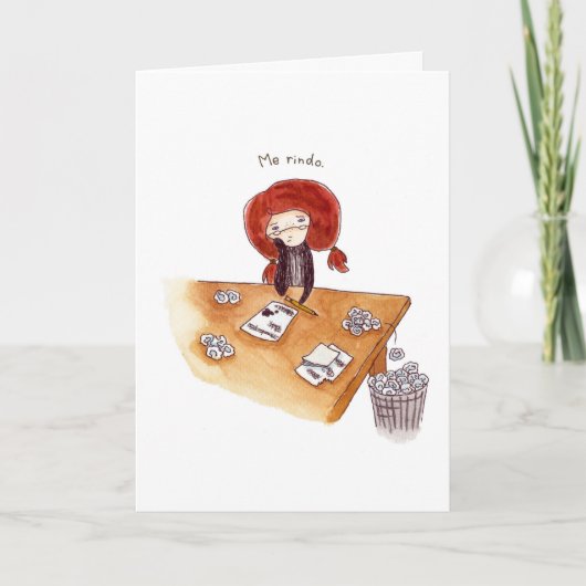 Tarjeta de Gracias Dankeskarte (Vorderseite)