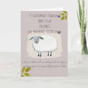 Tarjeta de Gracias Para los ancianos De cong. Dankeskarte