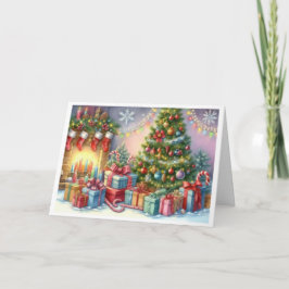 Tarjeta de Navidad con imagen de árbol de Navidad Karte
