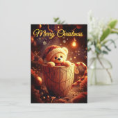 Tarjeta de Navidad Feiertagskarte (Stehend Vorderseite)