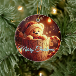 Tarjeta de Navidad Keramik Ornament