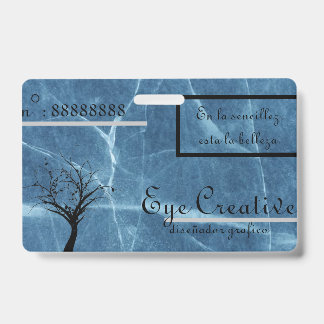 Tarjeta de presentacion [Auge kreativ] Ausweis