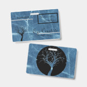 Tarjeta de presentacion [Auge kreativ] Ausweis (Vorder- & Rückseite)