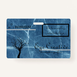 Tarjeta de presentacion [Auge kreativ] Ausweis