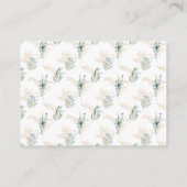 Tarjeta de recepción Diaper Raffle Begleitkarte (Rückseite)