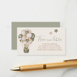 Tarjeta De Recepción Libros para el bebé Begleitkarte