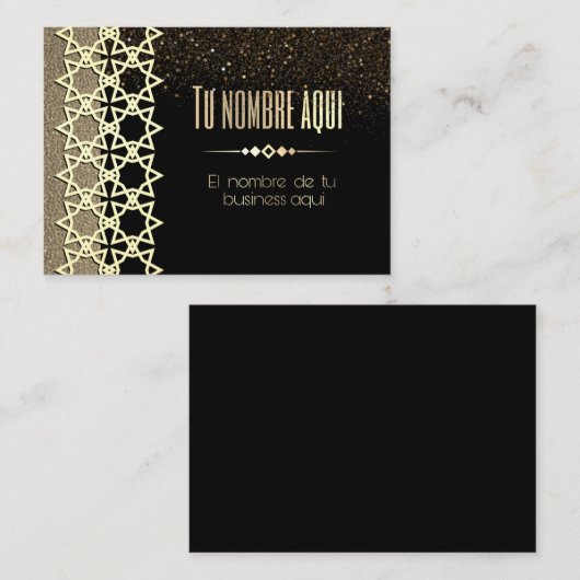 tarjeta de visita de negocios para personalizar visitenkarte (Vorne/Hinten)