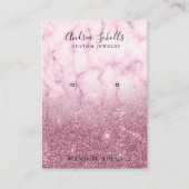 Tarjeta De Visita  Elegant Gold Glitter Marble Mod Visitenkarte (Vorderseite)