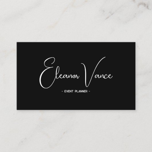 Tarjeta De Visita | Moderno y elegante  Visitenkarte (Vorderseite)